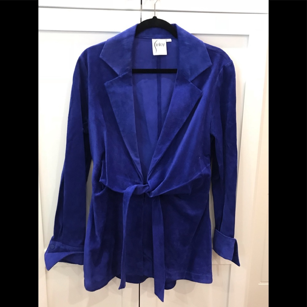 Finley genuine suede leather top/jacket